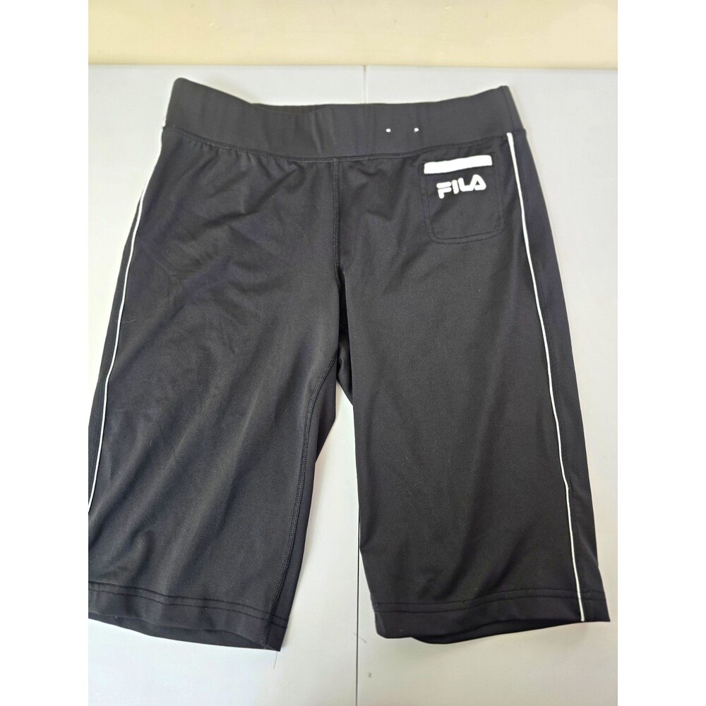 FILA Sport Men's Athletic Activewear Shorts M Black Poly/Spandex Pockets